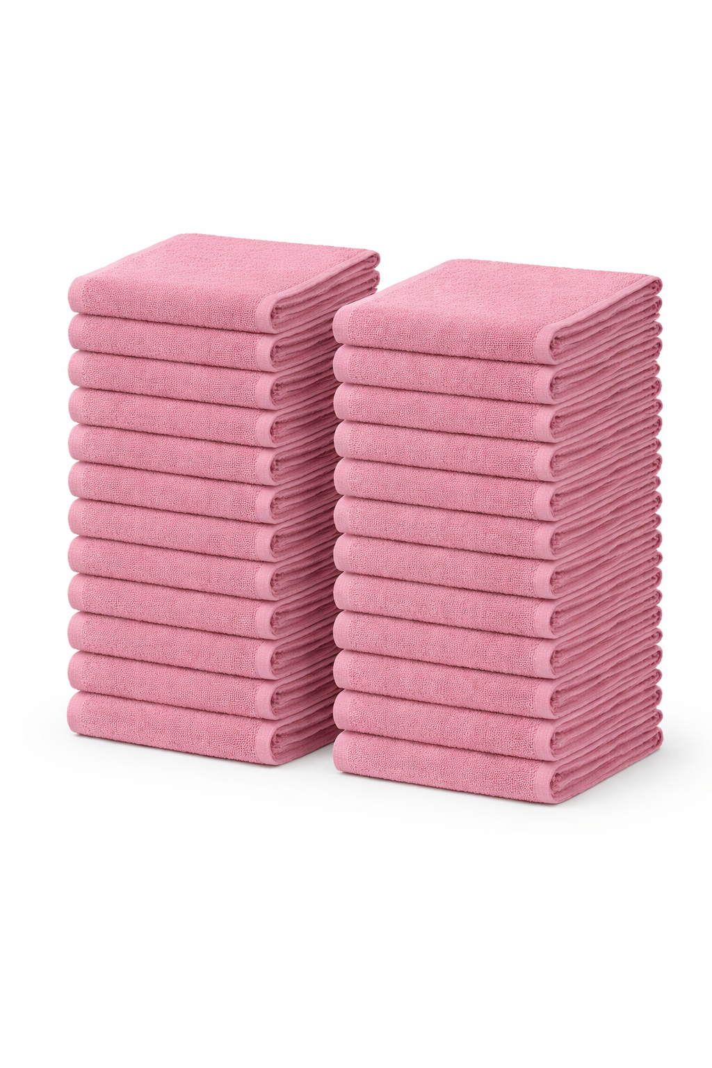 Mauve/Dust Rose 100% Ring Spun Cotton Washcloths 12Lx12W – Pack of 24 | Lightweight, Fast‑Dry, Everyday Utility Cloths for Kitchen & Home