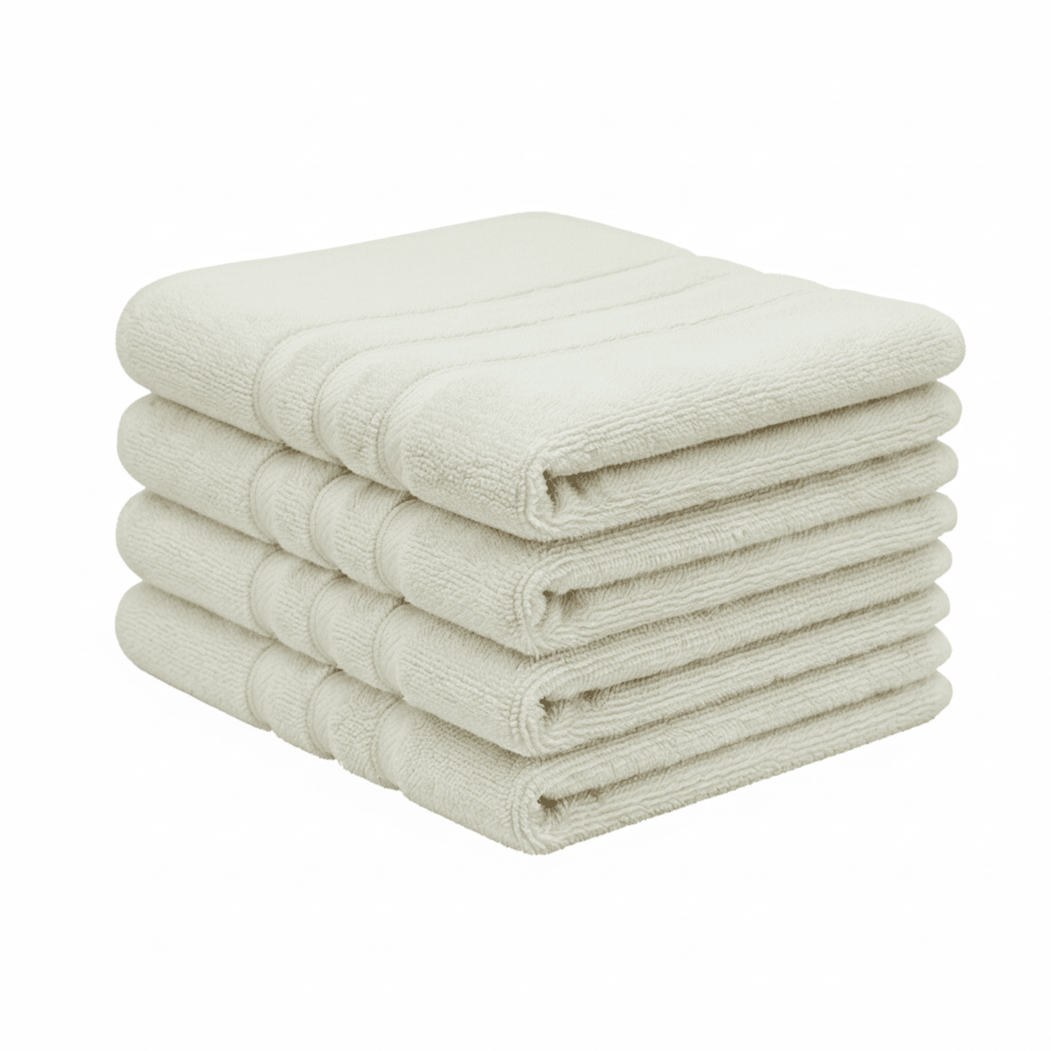 Ecru (Off-White) Bath Towels 27x54 – Pack of 4 | Soft, Quick-Dry | Highly Absorbent 100% Ring Spun Cotton Towels for Bathroom, Spa, Home & Hotel Use