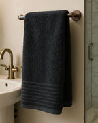 Cottons Clout™ Everyday Essential Black Towel Pack Of 6 - CottonsClout