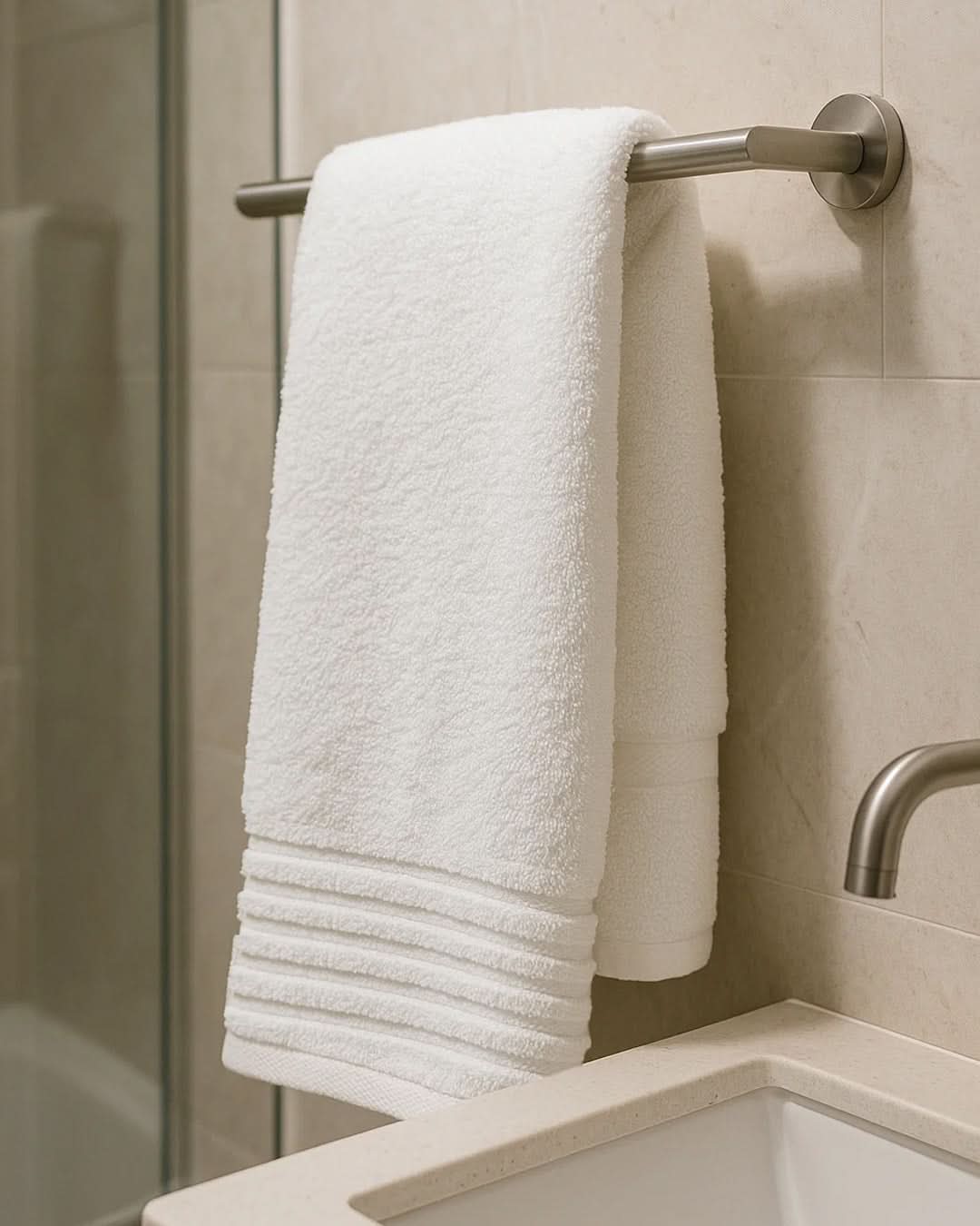 Cottons Clout™ Everyday Essential White Towel Pack of 6 - CottonsClout