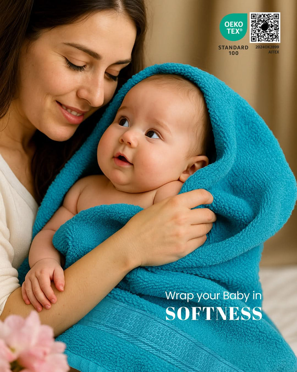 Cottons Clout™ Luxury bluebird Bath Towel - CottonsClout