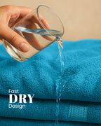 Cottons Clout™ Luxury bluebird Bath Towel - CottonsClout