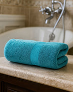 Cottons Clout™ Luxury bluebird Bath Towel - CottonsClout
