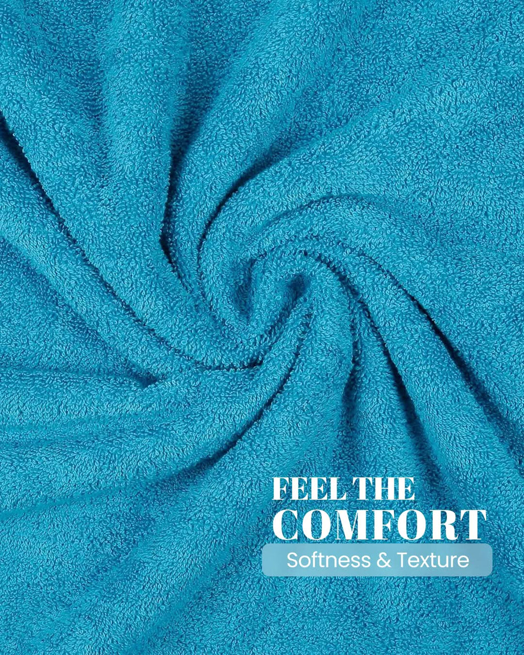 Cottons Clout™ Luxury bluebird Bath Towel - CottonsClout