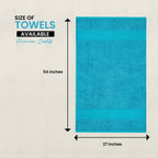 Cottons Clout™ Luxury bluebird Bath Towel - CottonsClout